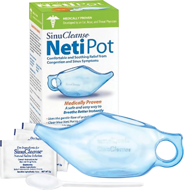 SinuCleanse Neti Pot, Clear Blue