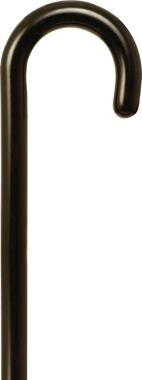 Tourist Handle Cane, Black Stain, 36" - 37"