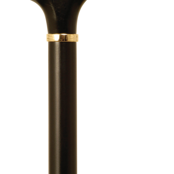 Men's Fritz Handle Cane, Black Stain, 36" - 37"