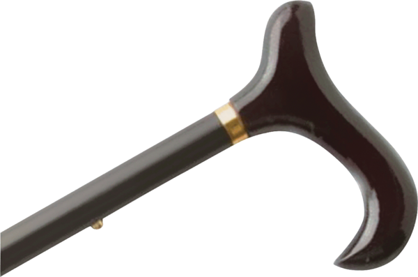 Travel Folding Cane with Slim Line Handle, Black