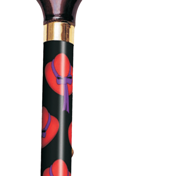 Travel Folding Cane, Red Hat