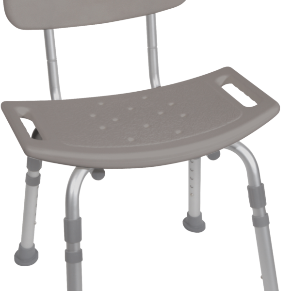 Deluxe K.D. Aluminum Bath Bench, 300 lb Weight Capacity