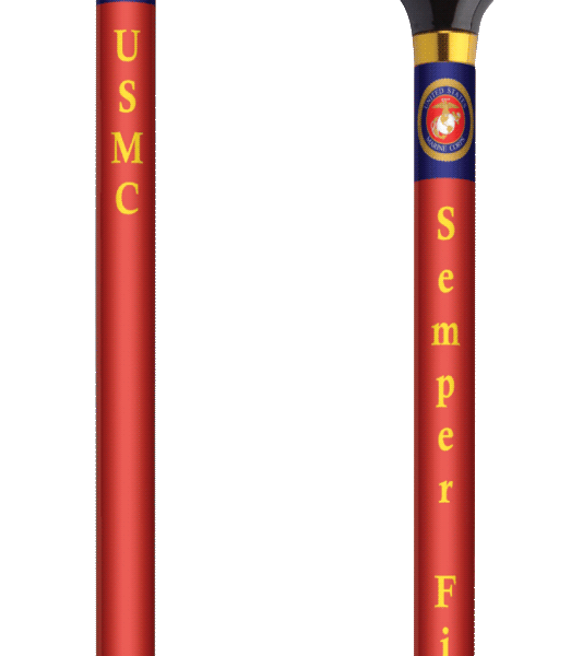 Straight Cane with Fritz Handle, US Marine