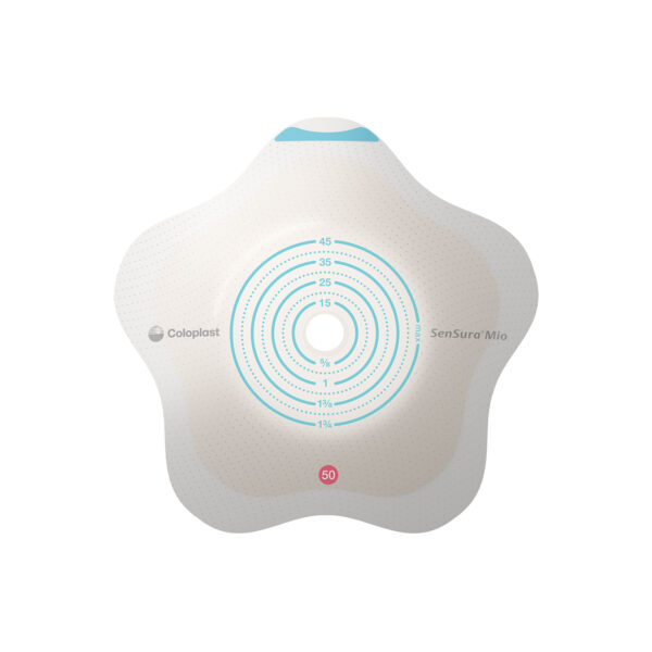 Sensura Mio Click Convex Flip 2-Piece Barrier, Cut to Fit 3/8" - 1-3/4", Red