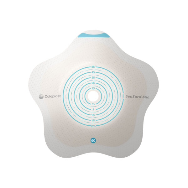 Sensura Mio Click Convex Flip 2-Piece Barrier, Cut to Fit 3/8" - 2-1/8", Blue