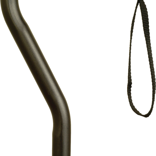 Offset Handle Cane, Black