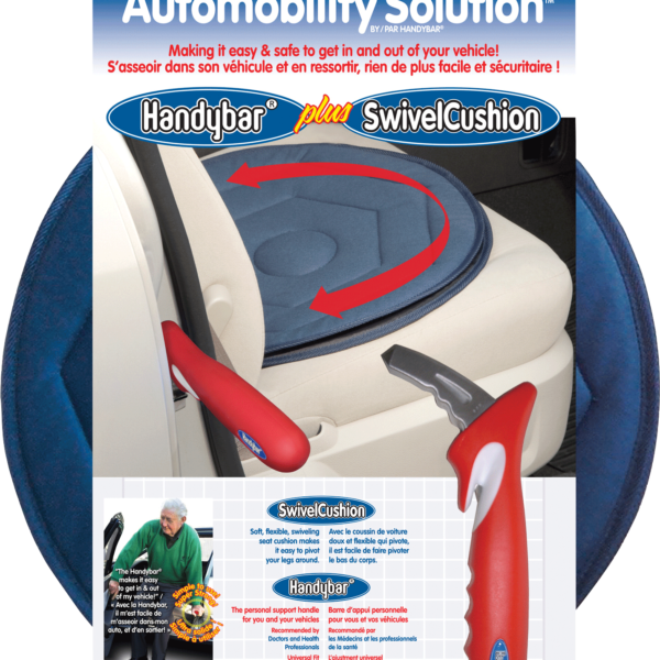Swivel Cushion and Handy Bar Combination Universal Fit