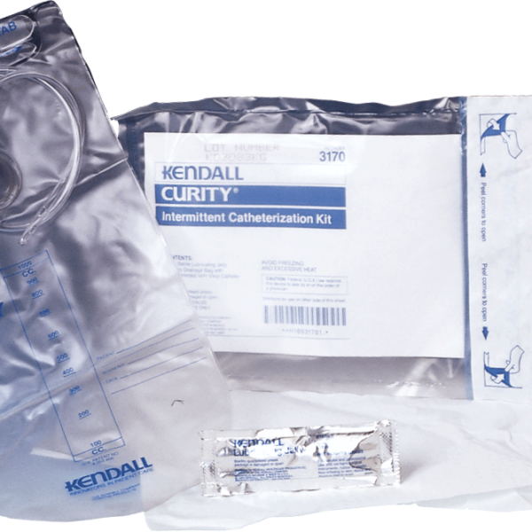 CURITY Closed Intermittent Catheter Tray 14 Fr 16"