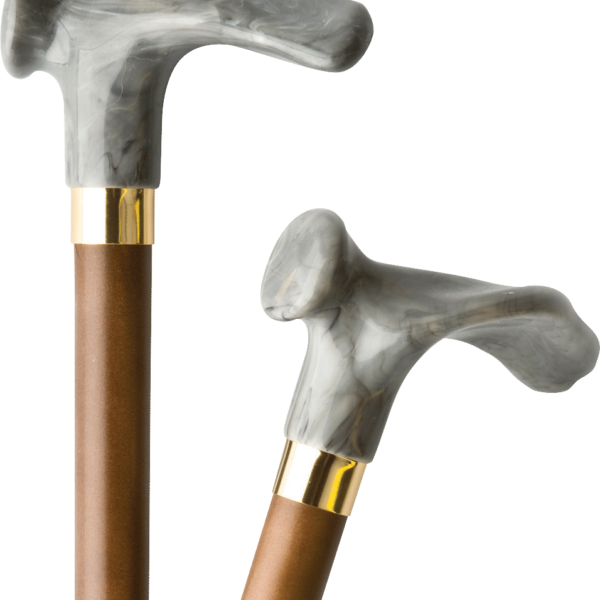 Contour Left Handle Cane, Walnut