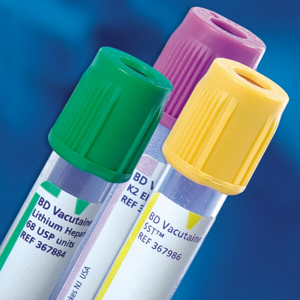 Vacutainer Plus Plastic Blood Collection Tubes 13" x 75 mm