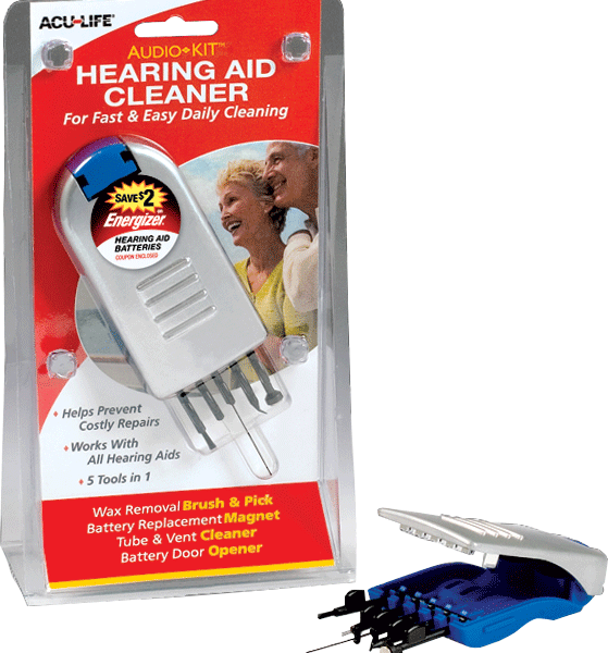 Audio-Kit Hearing Aid Cleaner Kit