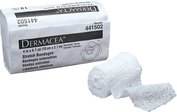 Dermacea Non-Sterile Stretch Bandage 4" x 4-1/10 yds.