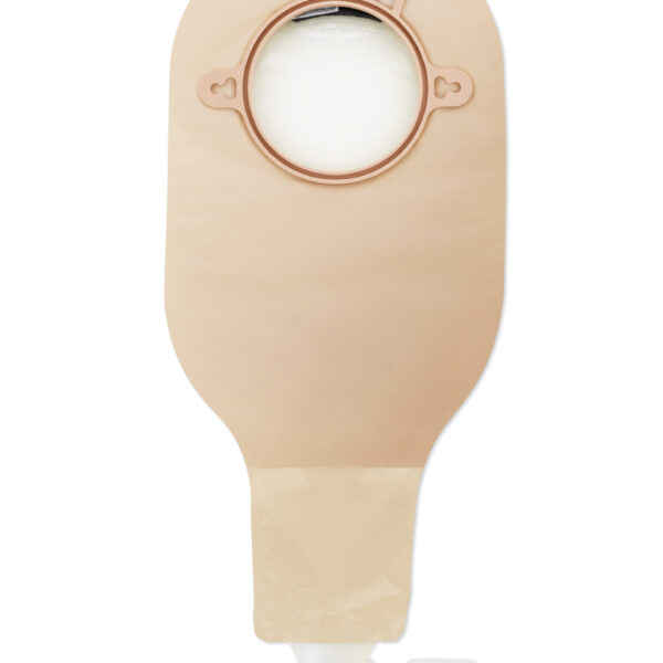 New Image 2-Piece High Output Drainable Pouch, 1-3/4" Flange, Transparent