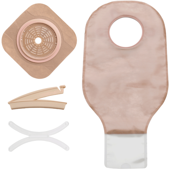 New Image Two-piece Drainable Colostomy/Ileostomy Kit 3-1/2""