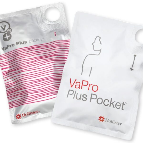 VaPro Plus Pocket Intermittent Catheter, 12 Fr, 8", Hydrophilic