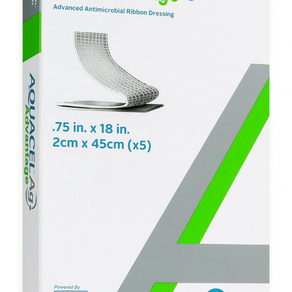 AQUACEL Ag Advantage Dressing Ribbon, .75" x 18" - Replaces Item 51403771
