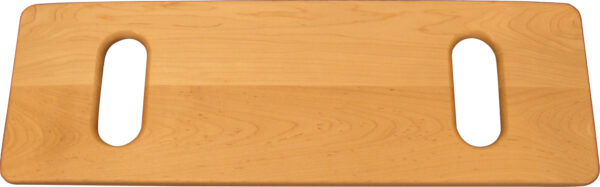 SafetySure Solid Maple Transfer Board with Hand Slots, 24" x 8"