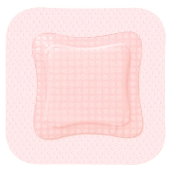 ALLEVYN Gentle Gel Adhesive Hydrocellular Foam Dressing with Border, 4" x 4", Pad Size 3" x 3"