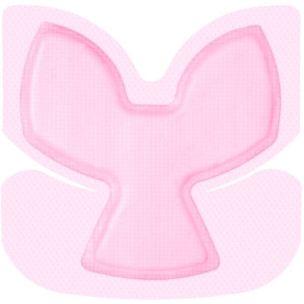 ALLEVYN Gentle Border Silicone Gel Adhesive Hydrocellular Dressing, 23 cm x 23-1/5 cm Heel