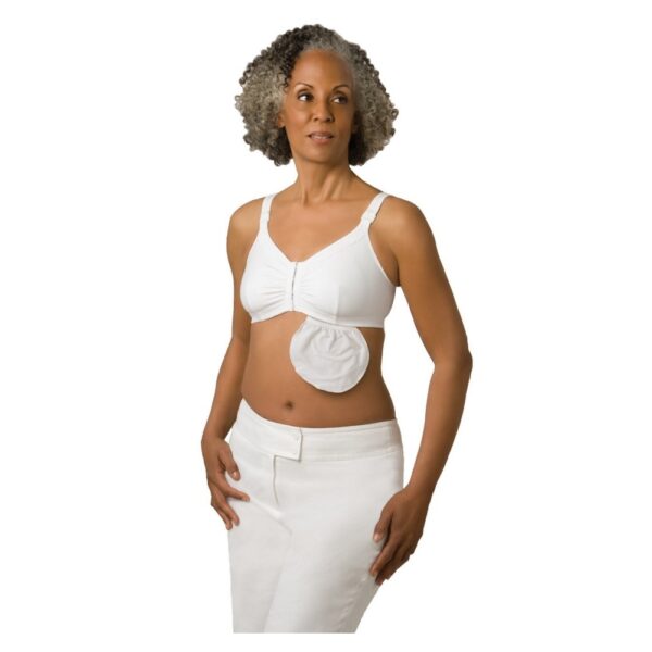 Amoena Hannah Post-Surgical Bra Kit, XL, Size C/D, White Ref# 52160KXLCDWH