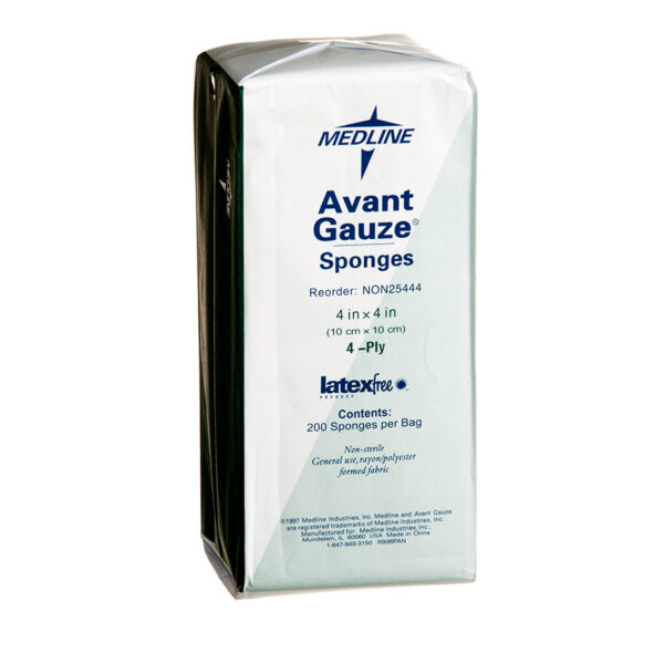 Avant Non-Sterile Non-Woven Gauze Sponge 4" x 4", 4-Ply