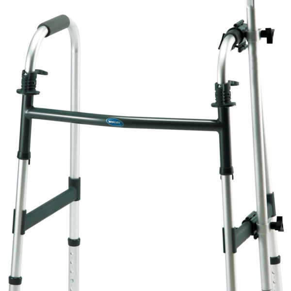 Walker Platform Attachment with Thick Vinyl-Covered Pad with Heavyduty Velcro Strap