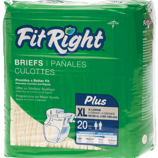 FitRight Plus Brief X-Large 59" - 66"