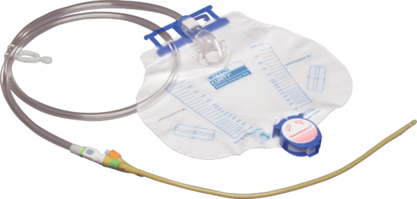 Cardinal Health Dover Hydrogel Coated Latex Foley Needle Sampling Urinary Catheterization Kit, 16 FR, 5mL, 2000mL