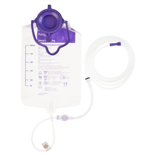 Kangaroo Joey Feeding Pump Set with ENFit Connector, 500 mL.