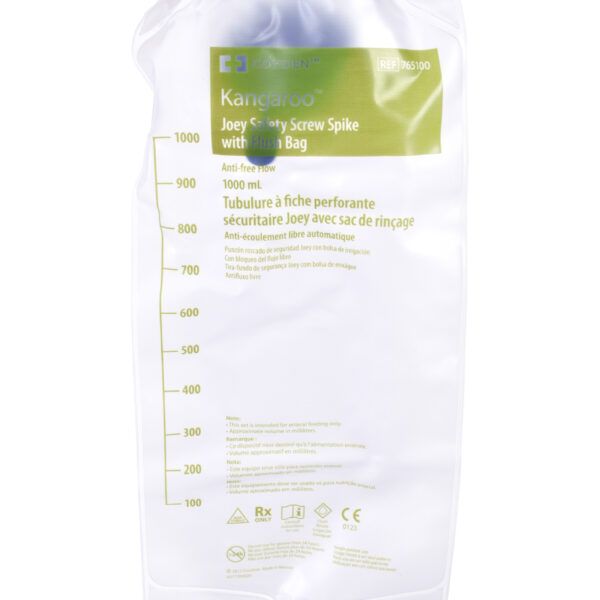 Joey Safety Screw Spike with 1,000-mL Flush Bag