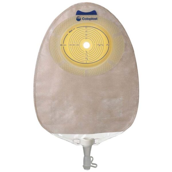 SenSura Xpro Non-Convex Extra-Extended Wear Urostomy Pouch Pre-Cut 1-1/4", Opaque