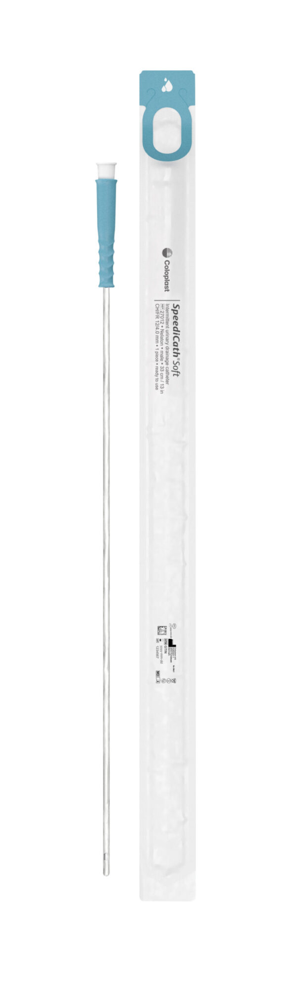 SpeediCath Soft Straight Tip Intermittent Catheter, 14 FR, 13"