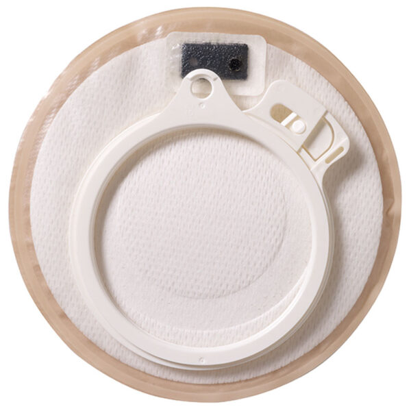Coloplast Assura Two-Piece Stoma Cap, Filter, Opaque, 1-9/16" Flange, Cut-to-Fit Flat Skin Barrier, 1/2" to 1-1/2" Stoma