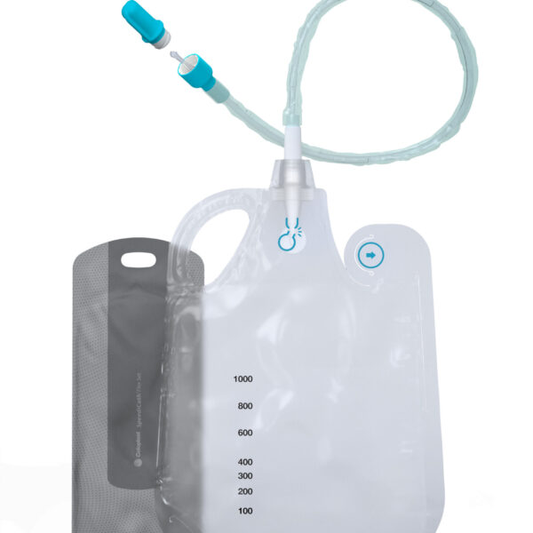 SpeediCath Flex Set with Catheter and Bag, 10 FR, 13"