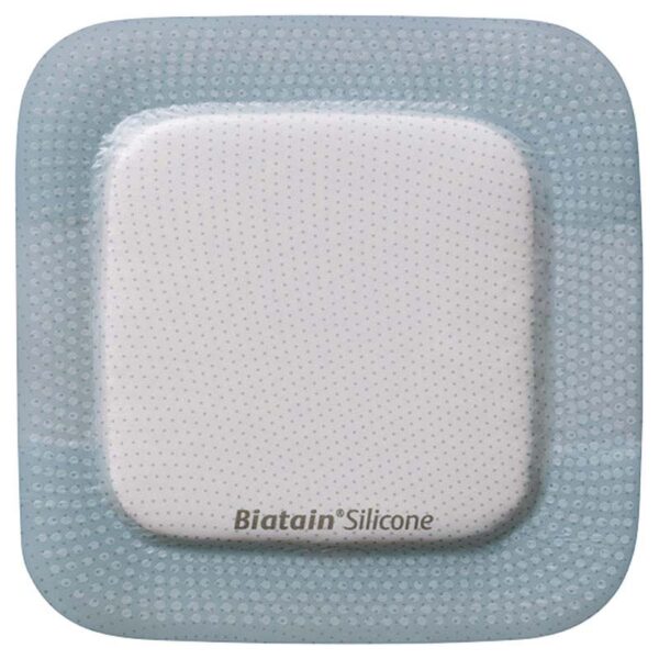 Biatain Silicone Foam Dressing 4" x 4", Pad Size 2.13" x 2.13"