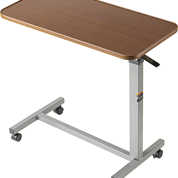 Auto-Touch Overbed Table, 30" x 15" x 3/4", 29" to 45"