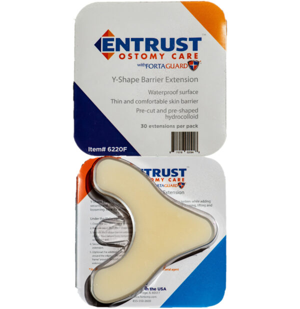 Entrust "Y" Shape  Pre-Cut Barrier Extensions With Fortaguard, Latex-Free