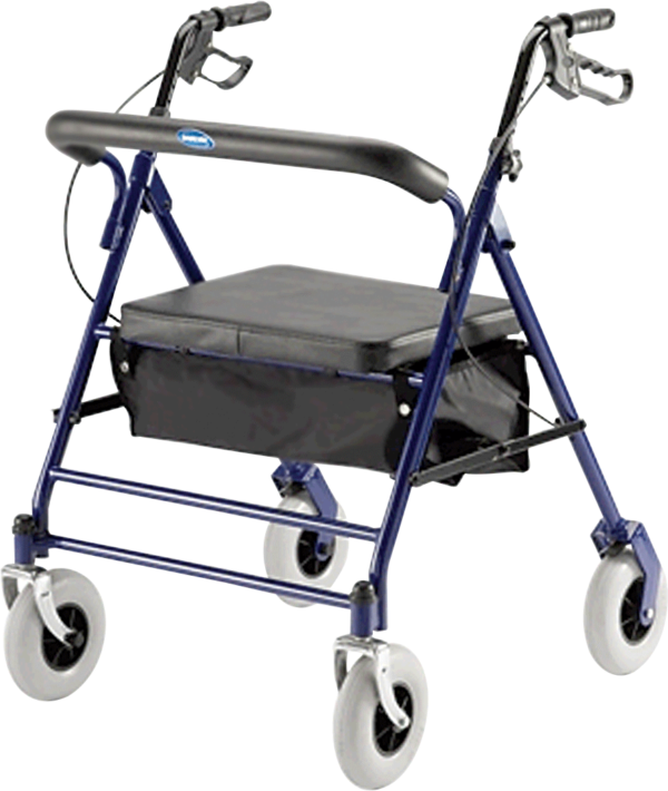 Bariatric Rollator with Carry Pouch