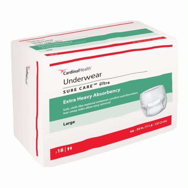 Cardinal Health, Underwear, Sure Care Ultra, Large, 44" - 54"