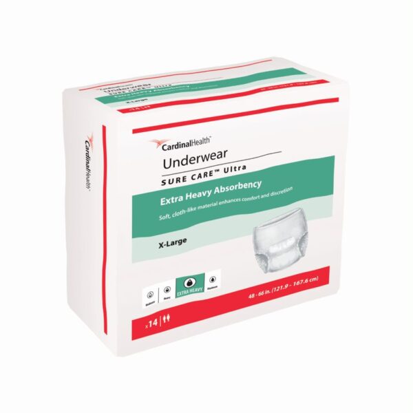 Cardinal Health, Underwear, Sure Care Ultra, X-Large, 48"- 66"