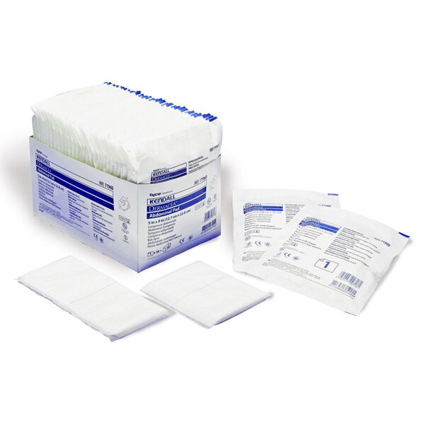 Dermacea Abdominal Gauze Pad, Sterile, 8" x 10"