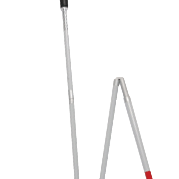 Folding Blind Cane with Putter Grip and Wrist Strap