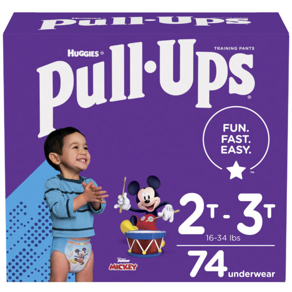 Pull-Ups Learning Designs Training Pants, Boy, 2T-3T, Giga Pack