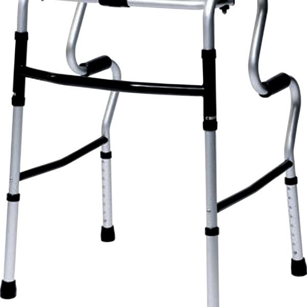 Lumex Uprise Onyx Folding Walker, Aluminum