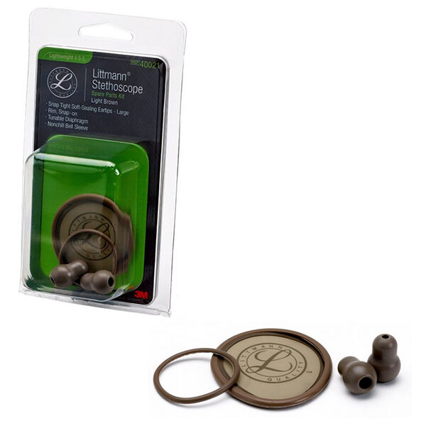 3M Littmann Stethoscope Spare Parts Kit, Lightweight II S.E., Light Brown