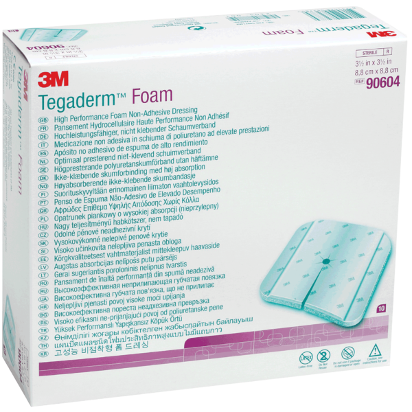Tegaderm Non-Adhesive Foam Dressing 4" x 4"