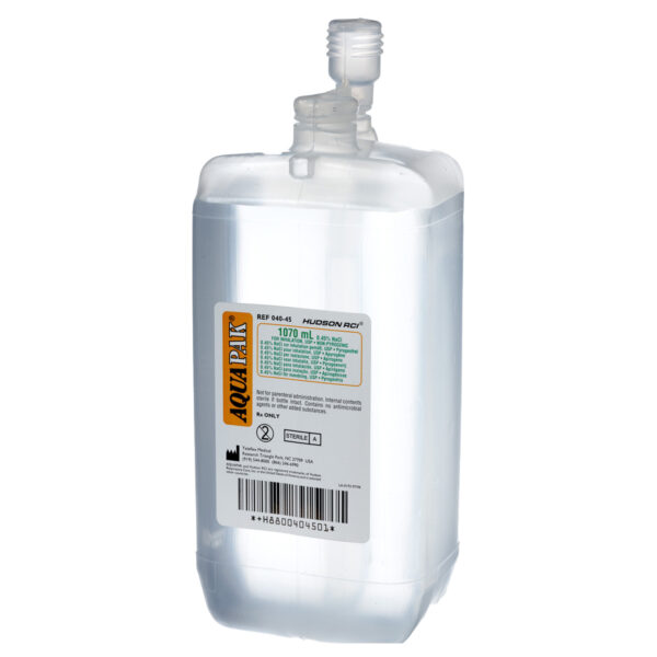 Aquapak Prefilled Nebulizer, with 0.45% Saline, 1070 mL