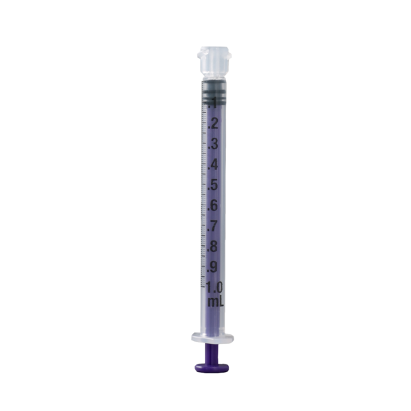 ENFit Low Dose Tip Syringe 1mL