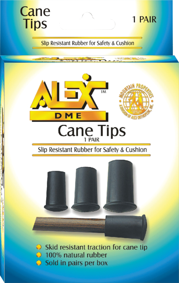 Replacement Rubber Cane Tip 16 mm, Black