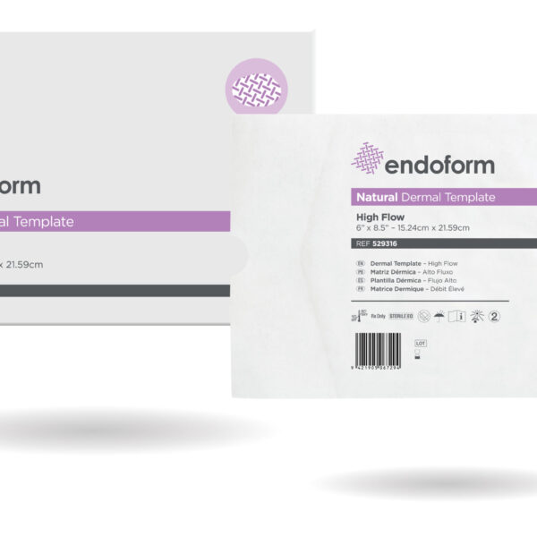 Endoform Natural High Flow, 8.5" x 6"